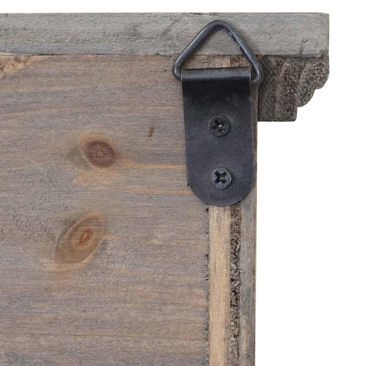 WANDGARDEROBE Grau - Grau, Holz (60/22/18cm) - MCW