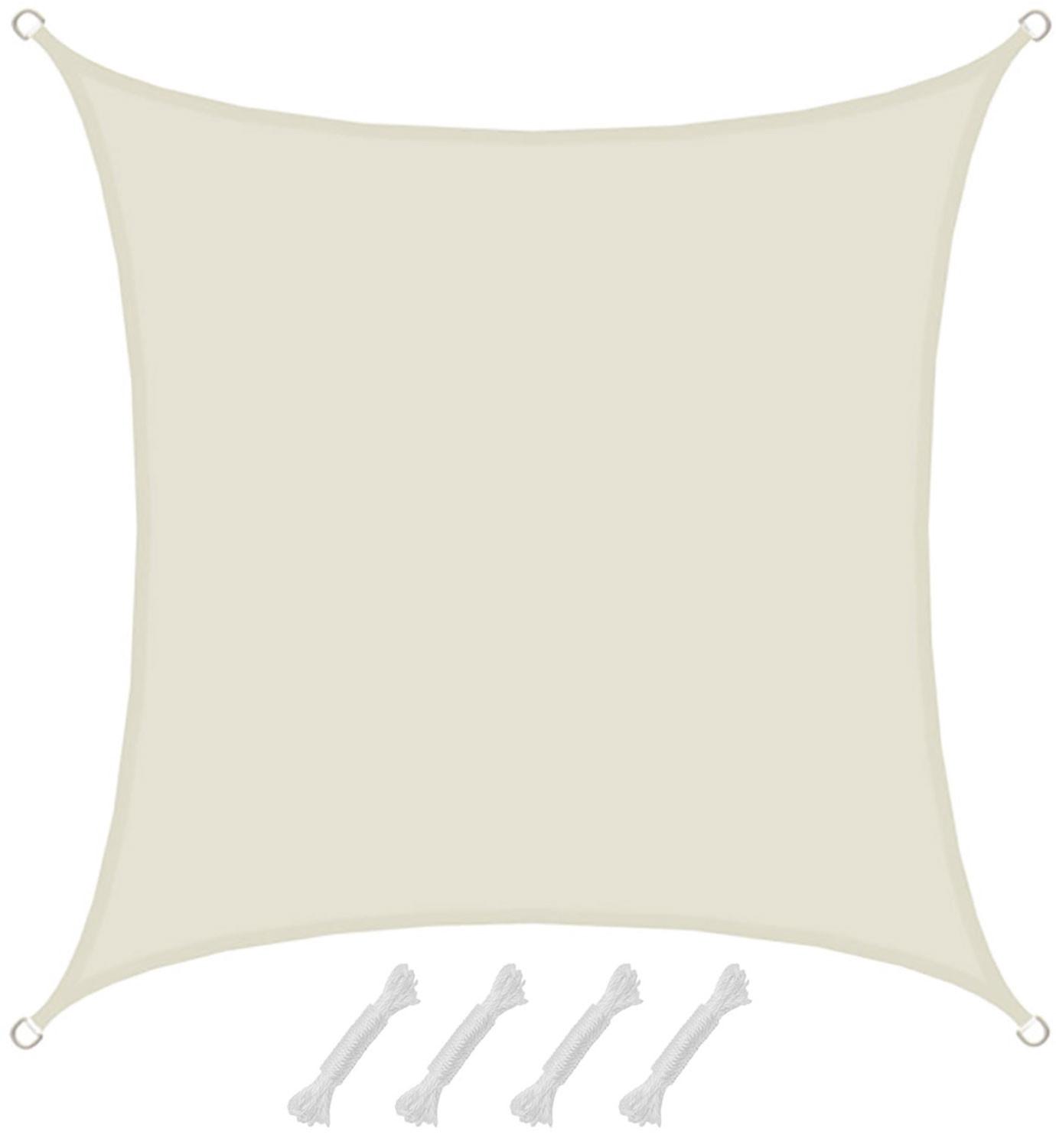 SONNENSEGEL Wasserdicht 200 cm Beige - Beige, Kunststoff (200/200cm) - Amanka