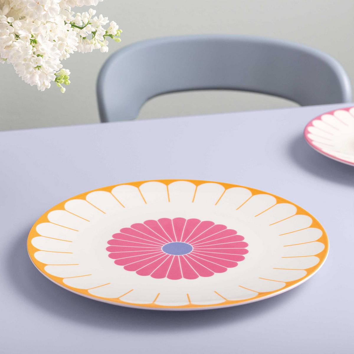 SERVIERPLATTE Fleur Couleur bunt ø 31,8 cm - Multicolor, Keramik (31.8/2.4/31.8cm) - Villeroy & Boch