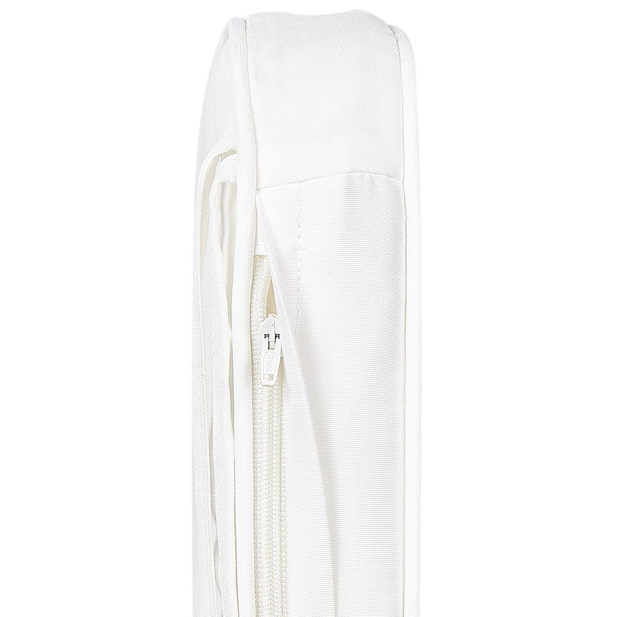 GARTENSTUHLKISSEN 2er-Set Cremeweiß 37/34 cm Terni - Weiß, Textil (37/5/34cm) - Beliani