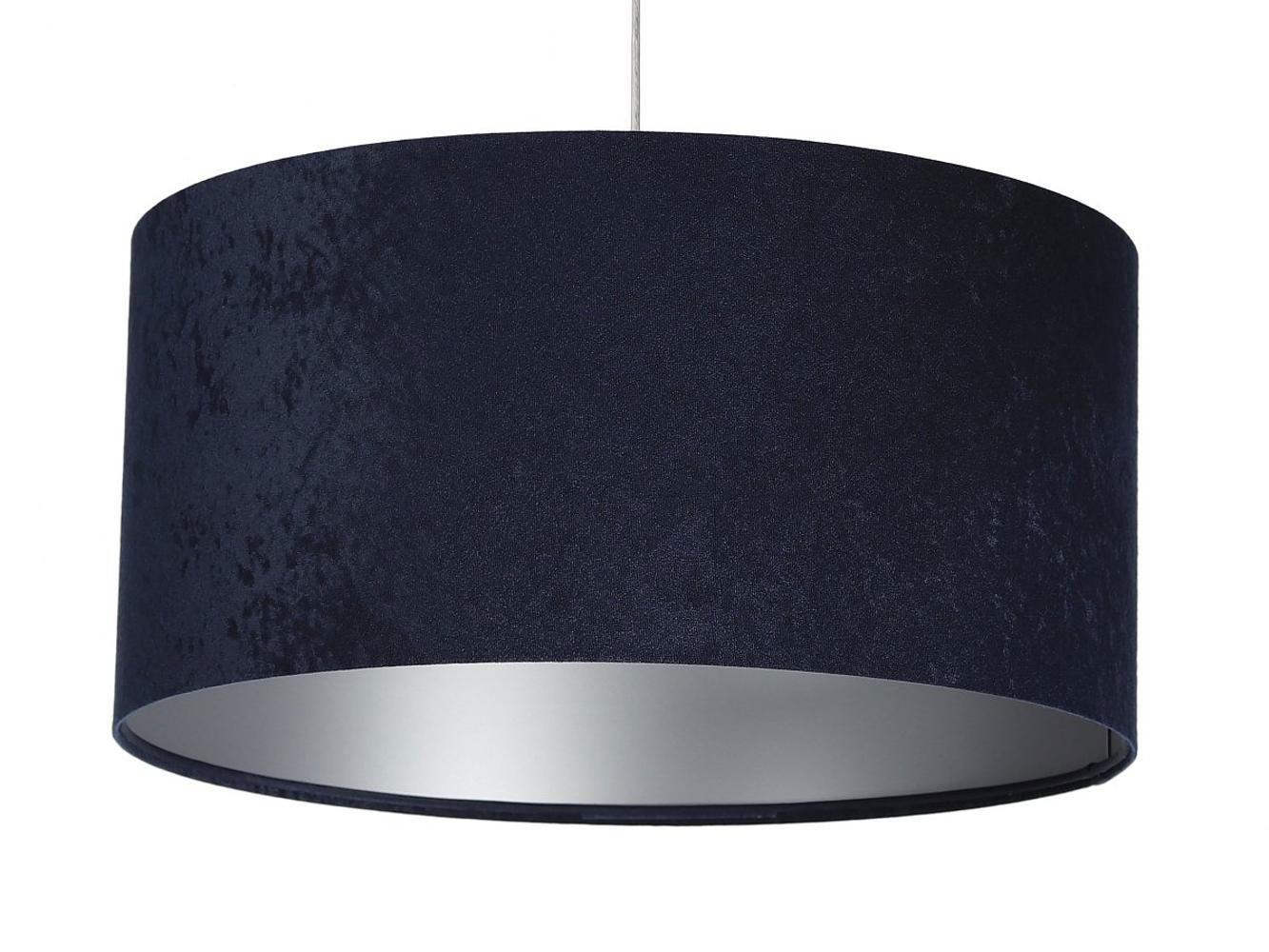 HÄNGELEUCHTE Blau 50/25 cm - Blau/Silberfarben, Kunststoff (50/0.8/25cm) - ONZENO