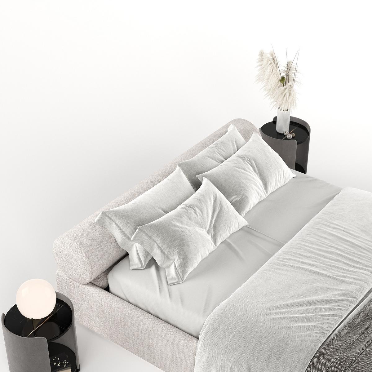 POLSTERBETT Solvo mit Stauraum 160/200 cm Hellbeige im Neve Stoff - Beige/Schwarz, Holz/Holzwerkstoff (160/200cm) - AltaBeds