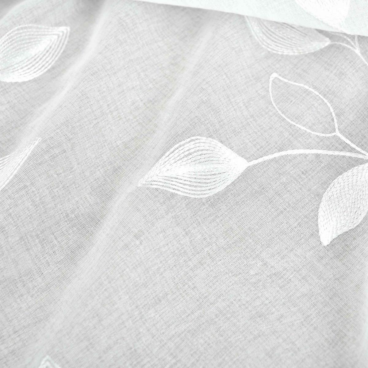 VORHANG BAMBERG HxB 175x140 cm Weiß - Weiß, Textil (140/175/1cm) - Gardinenbox