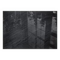 GLASPLATTE für Kamin 100x70 cm - Schwarz, Glas (100/70/0.4cm) - TULUP