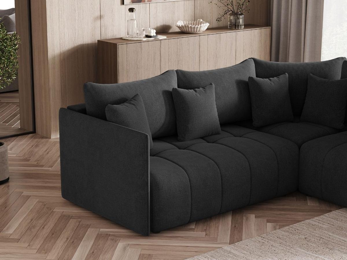 ECKSOFA Ardi Anthrazit - Anthrazit, Holz/Textil (240/240cm) - Graingold