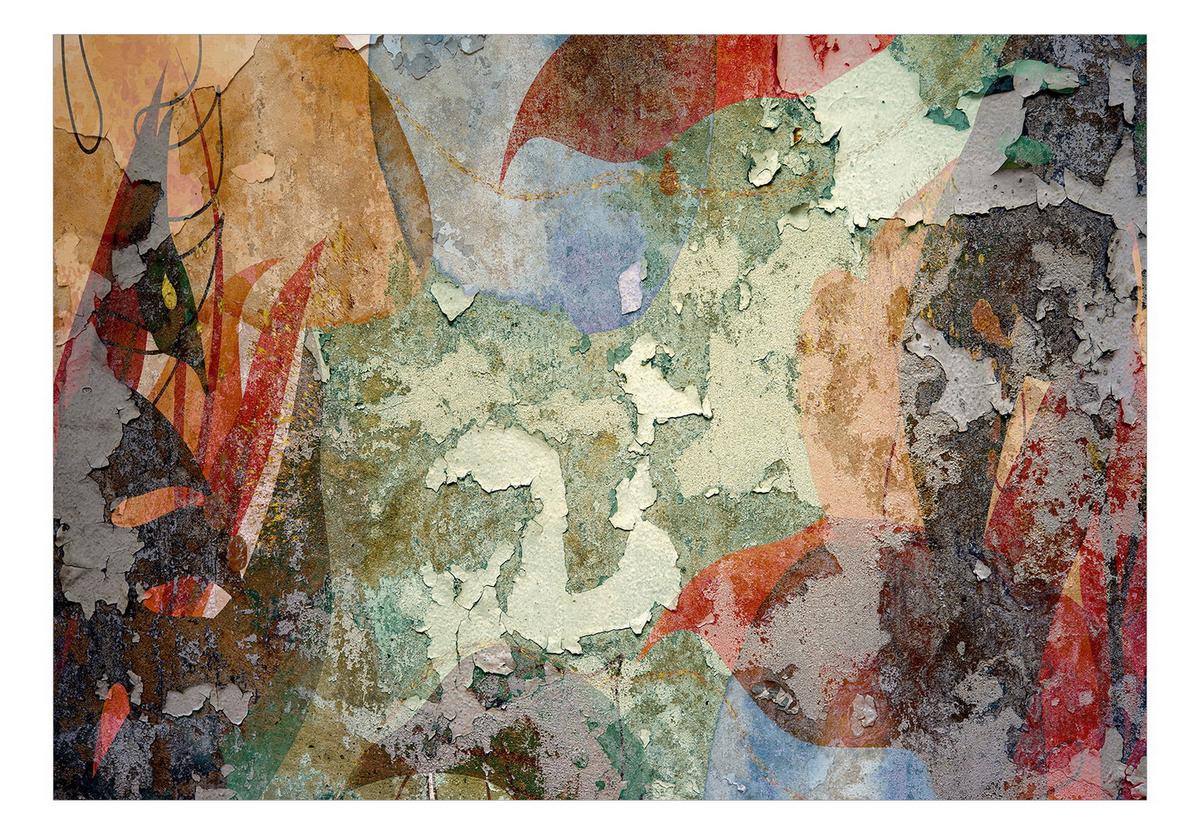 SELBSTKLEBENDE FOTOTAPETE 147/105 cm - Multicolor, Kunststoff/Textil (147/1cm) - KUNSTLOFT
