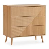 KOMMODE 80/80/40 Telmo Eichenfarbe - Honigeiche, Holzwerkstoff (80/80/40cm) - VS Venta-stock
