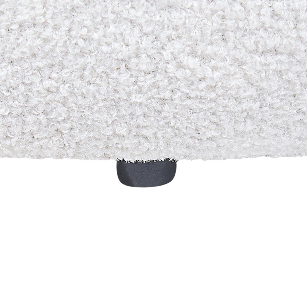 KINDERSESSEL Weiß Viby - Schwarz/Weiß, Textil (58/53/58cm) - Beliani