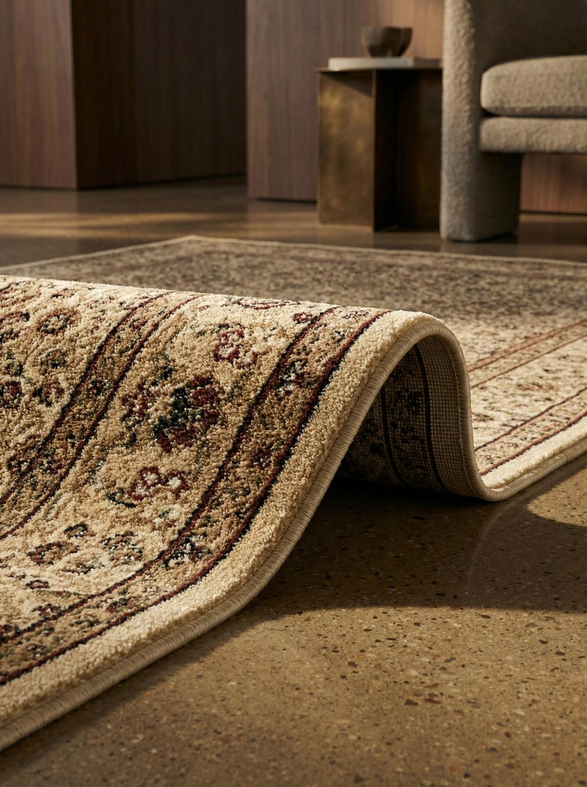 TEPPICH Kurzflor GEISLER in Beige, orientalisch, aus Polypropylen, 120 x 170 cm - Beige, Textil (170/120cm) - KADIMA DESIGN
