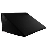 KEILKISSENBEZUG Basic 100% Baumwolle schwarz 62/49/30 cm - Schwarz, Textil (62/49cm) - beties Heimtextil