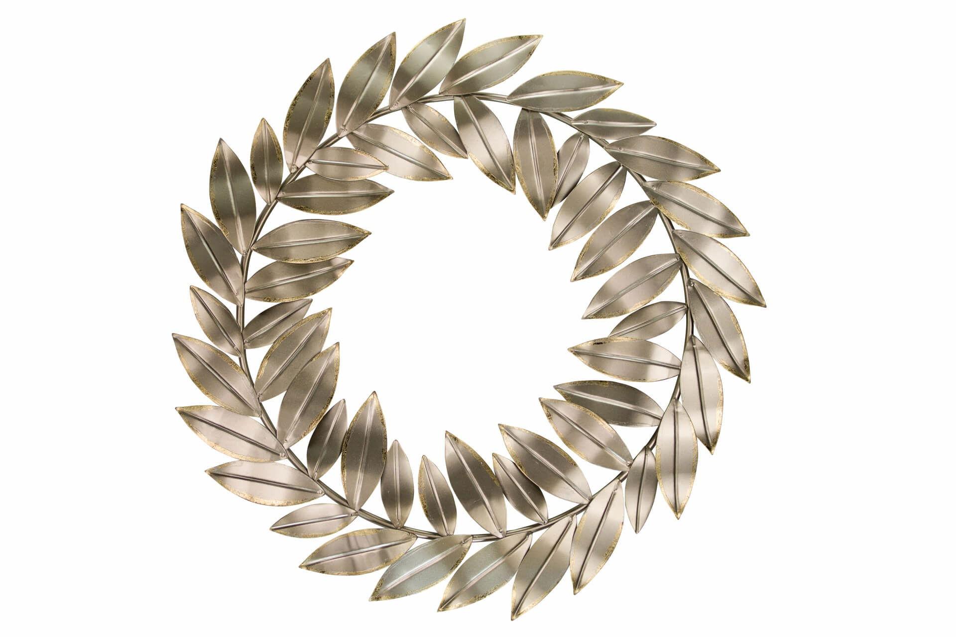 WANDDEKO Gold 59/59 cm - Goldfarben, Metall (1/59/3cm) - KUNSTLOFT