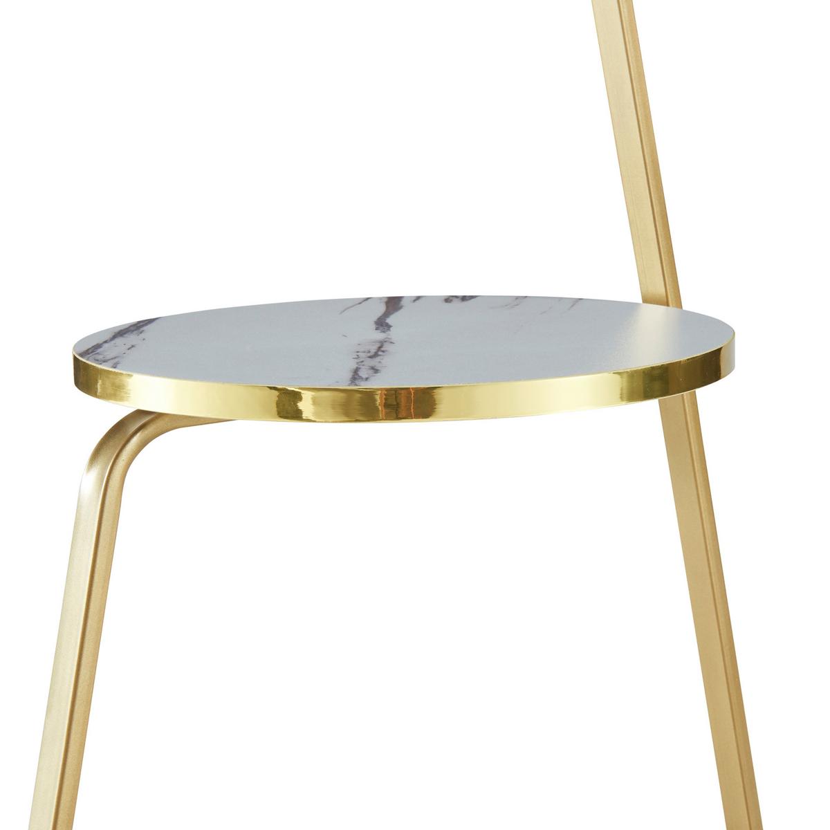 BEISTELLTISCH Sipoo - Weiß, Holzwerkstoff (37/46/74cm) - [en.casa]