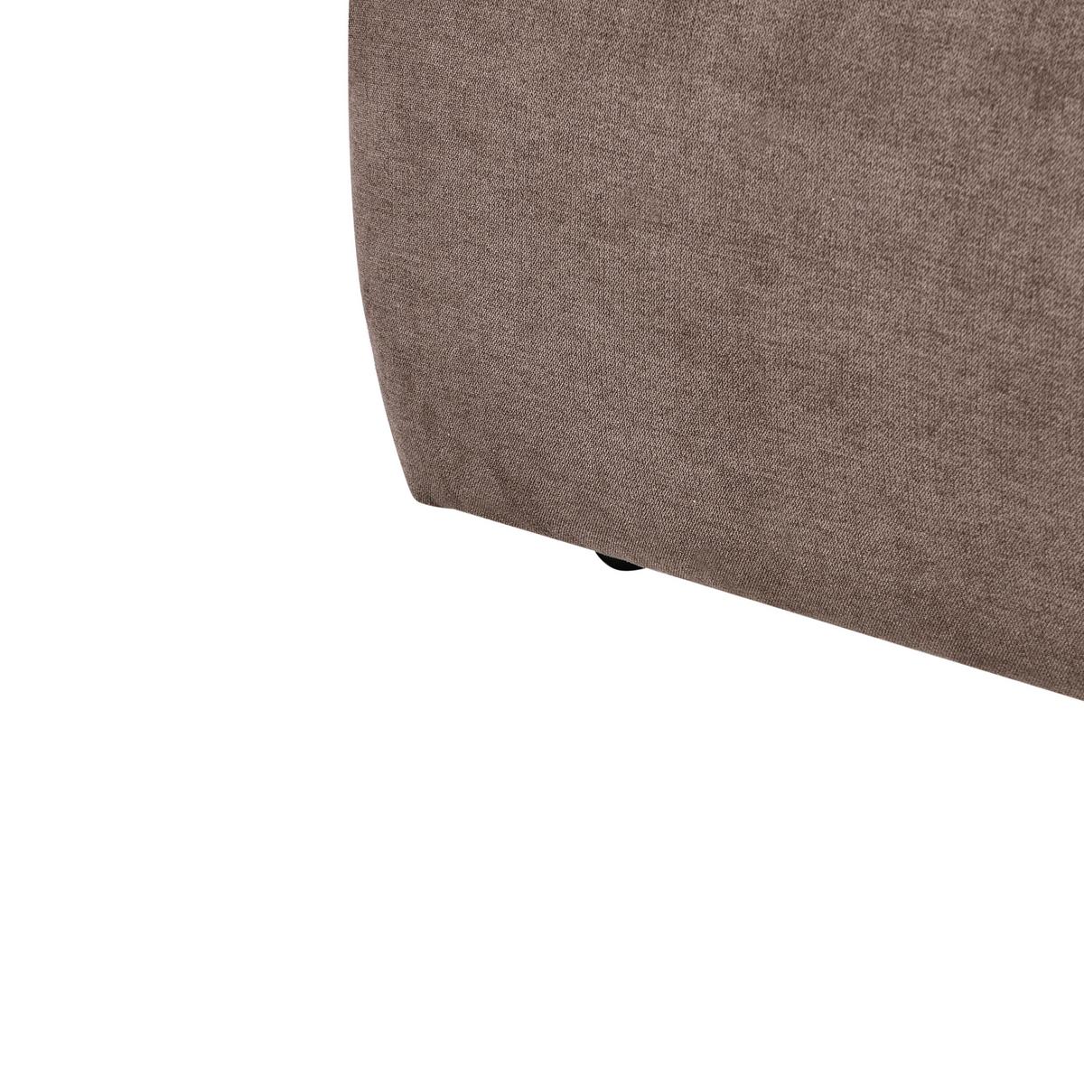 3-SITZER-SOFA Stoff Braun Hovden - Braun, Textil (210/69/95cm) - Beliani