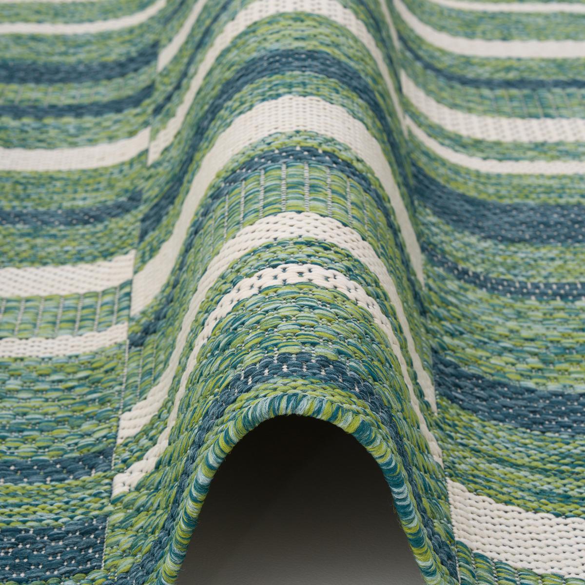 IN- UND OUTDOOR TEPPICH CARPETTO - Grün, Textil (160/235cm) - Pergamon