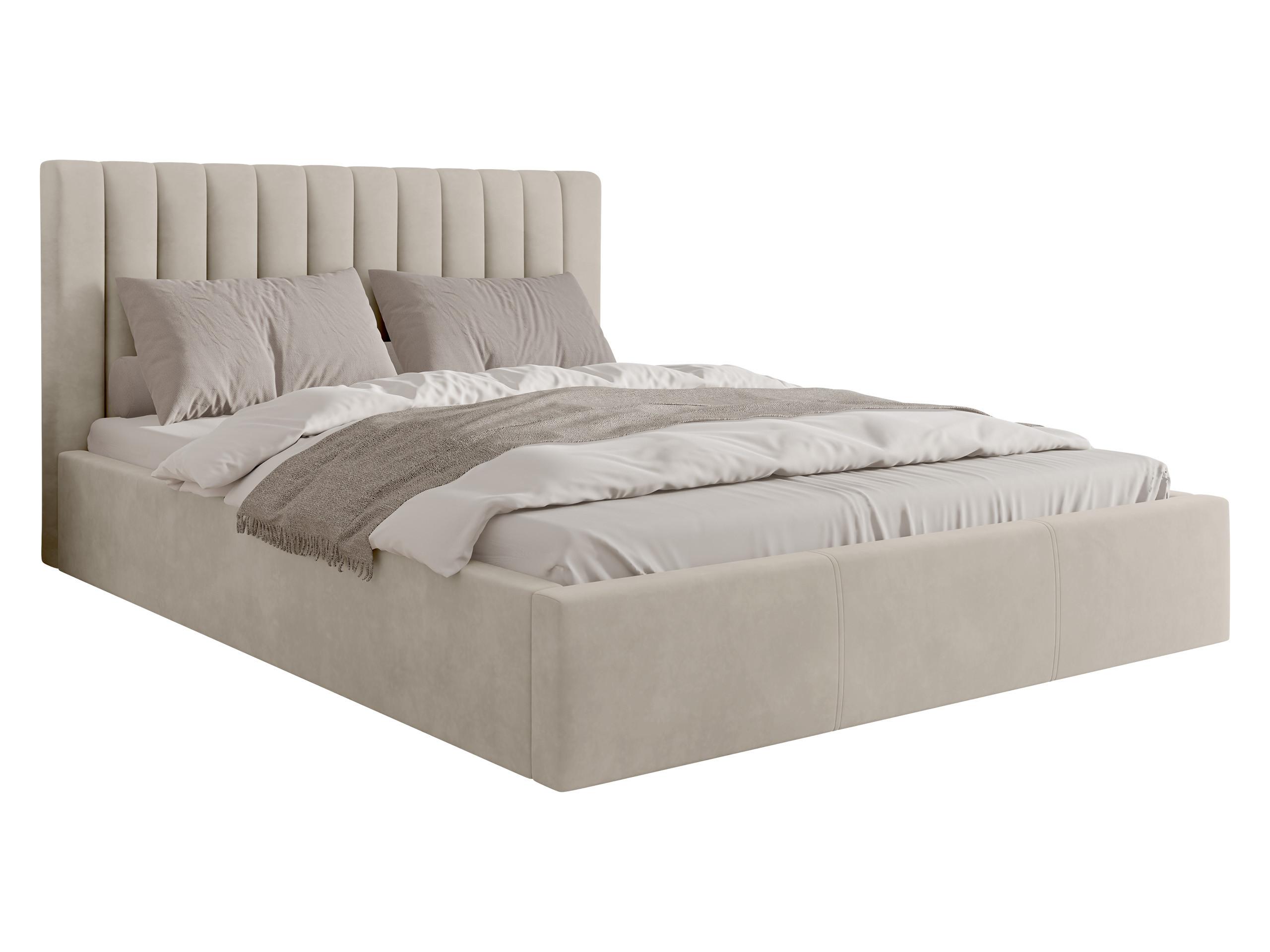 POLSTERBETT Cosmo - Beige/Naturfarben, Holz/Holzwerkstoff (160/200cm) - MIRJAN24