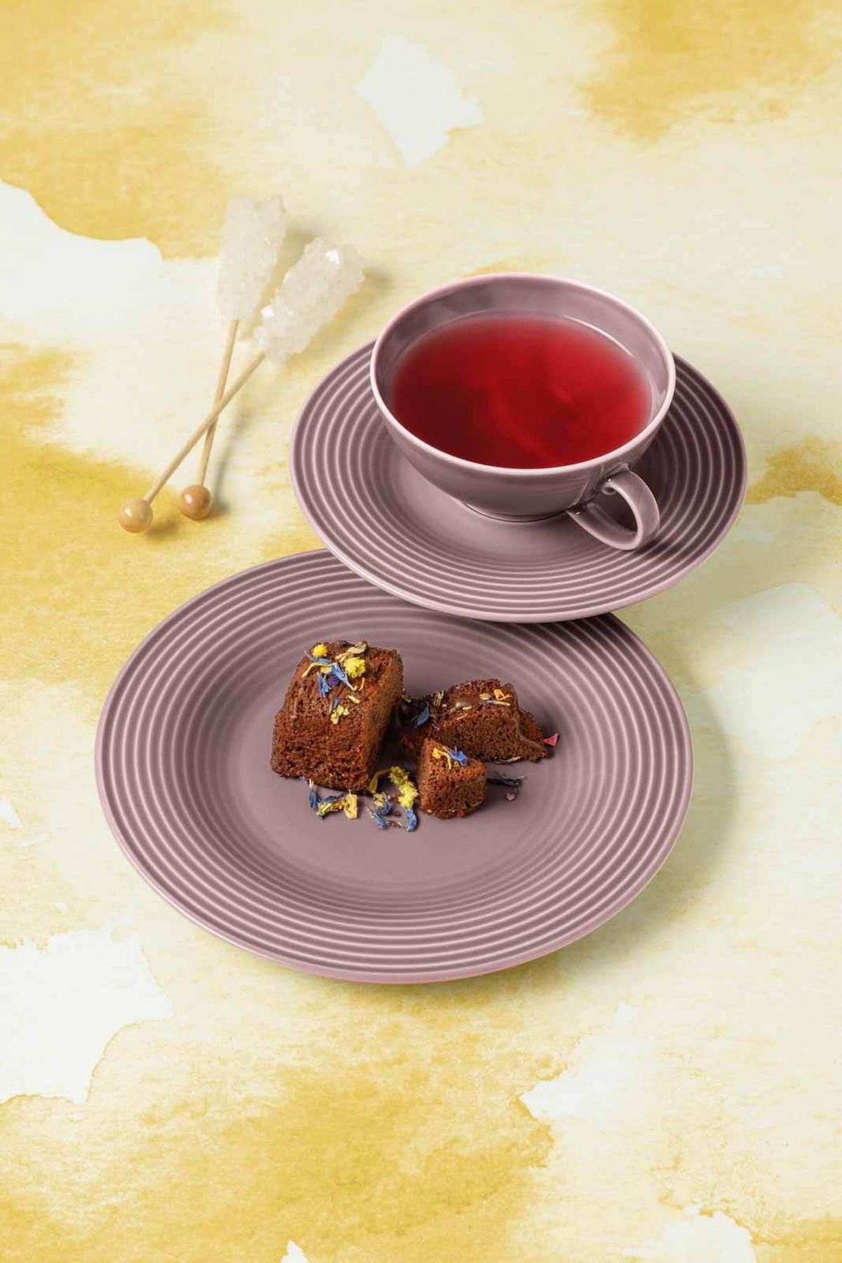 TEETASSEN MIT UNTERTASSEN Beat Color Glaze Altrosa 140 ml 6er Set - Altrosa, Keramik (13.7/6/13.7cm) - Seltmann Weiden