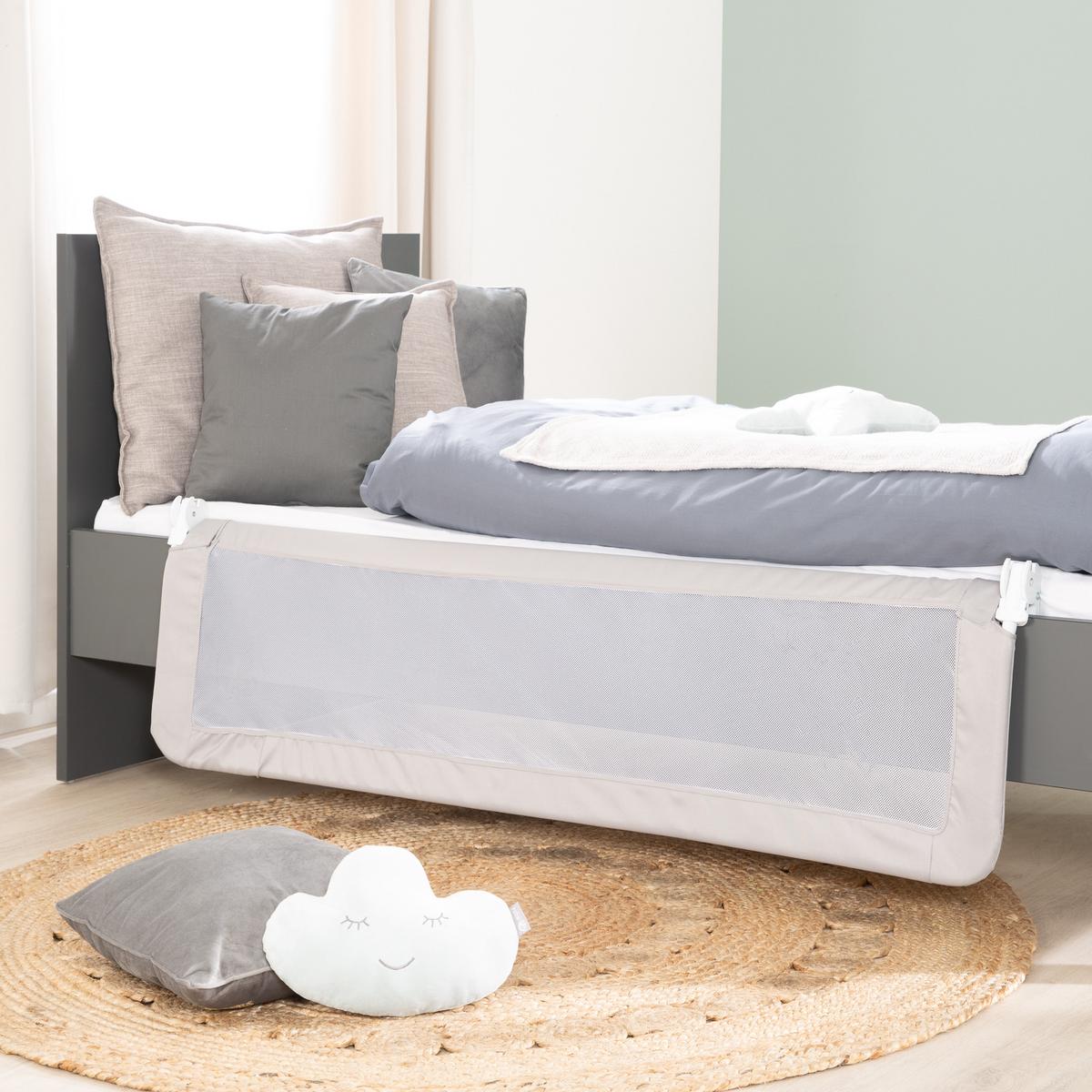 RAUSFALLSCHUTZ 102 x 32 cm grau - Taupe, Textil/Metall (102/52/32cm) - Roba