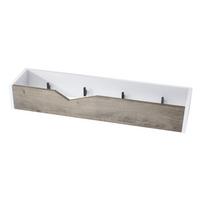 GARDEROBENPANEEL Kolmio Eiche Ribbeck - Alteiche, Holzwerkstoff (83.5/12.5/21cm) - Vladon