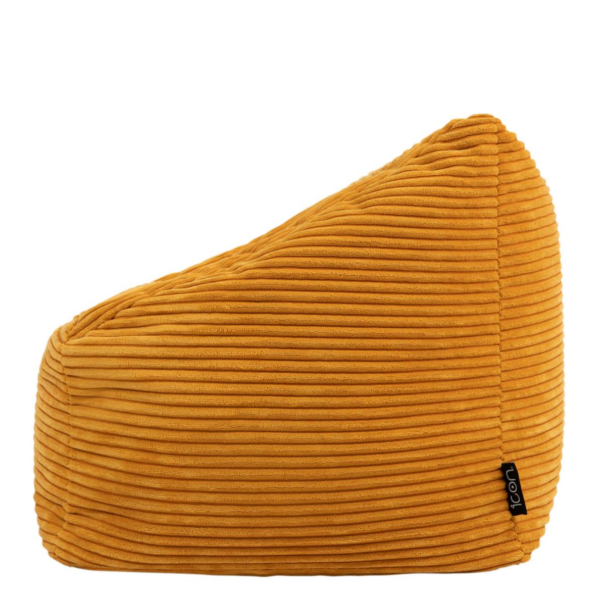 SITZSACK Flauschig für Kinder 2-tlg. - Gelb, Textil (55/44/55cm) - icon