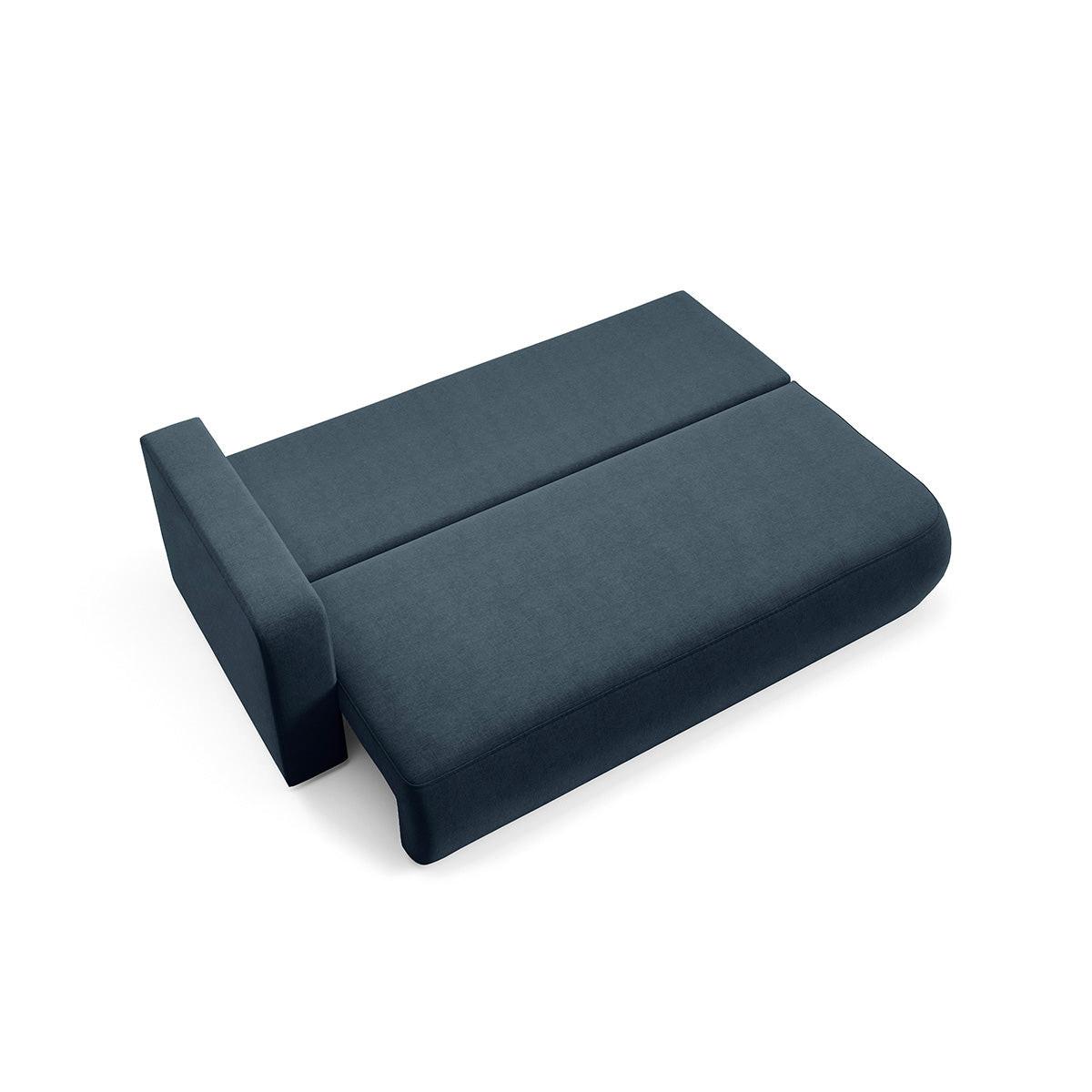 SOFA Antonio 3 Sitzplätze Blau - Blau, Holz (228/82/106cm) - Petits-meubles