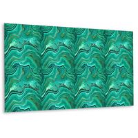 WANDPANEEL 100 x 50 cm Malachit-Textur - Mintgrün/Grün, Textil (100/1.6/50cm) - TULUP