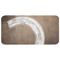 BADEMATTE Farbe - Braun - Japandi Badezimmerteppich 120x60 cm - Mokka, Textil (120/60cm) - OnlyWow