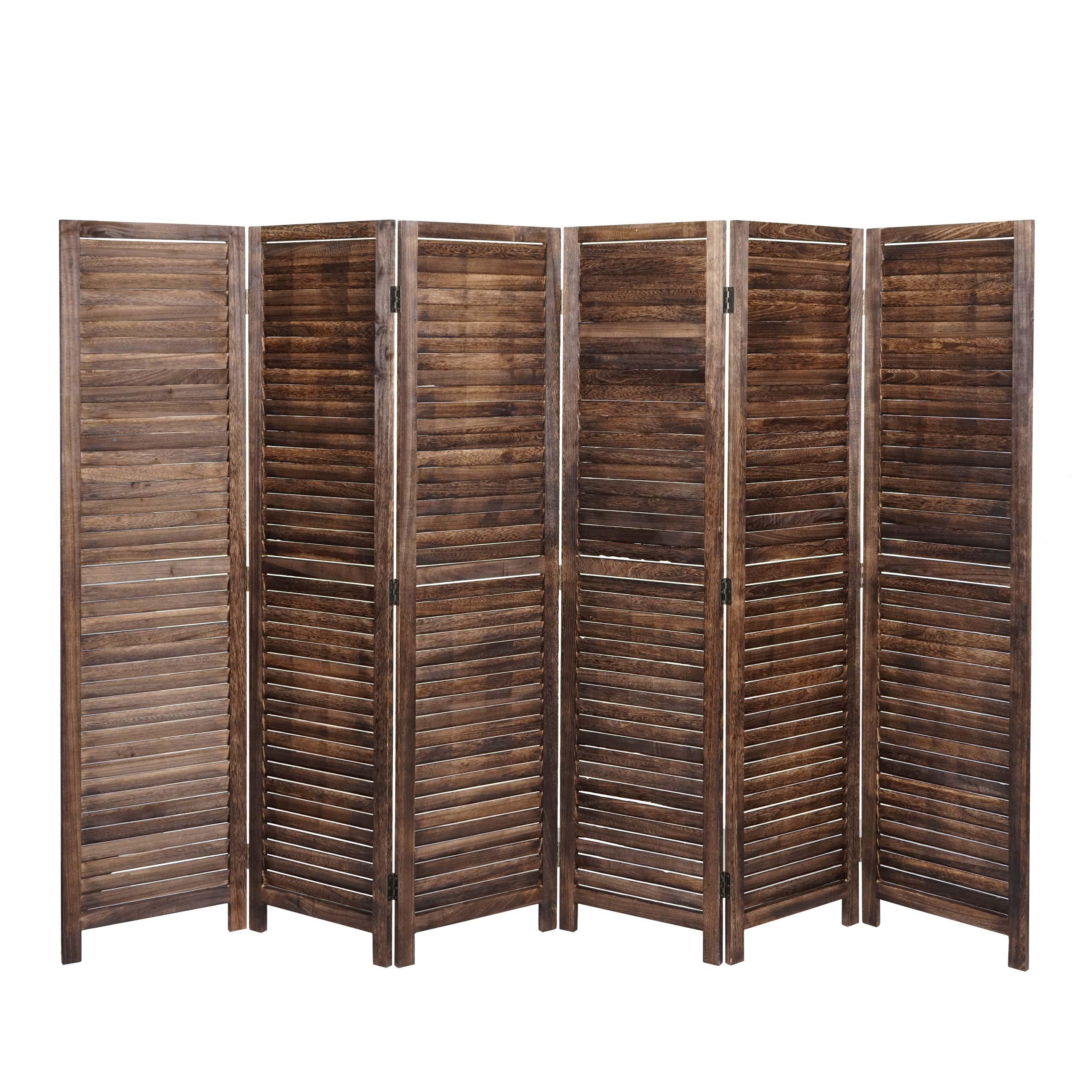 PARAVENT Braun - Braun, Holz (243/170/2cm) - MCW