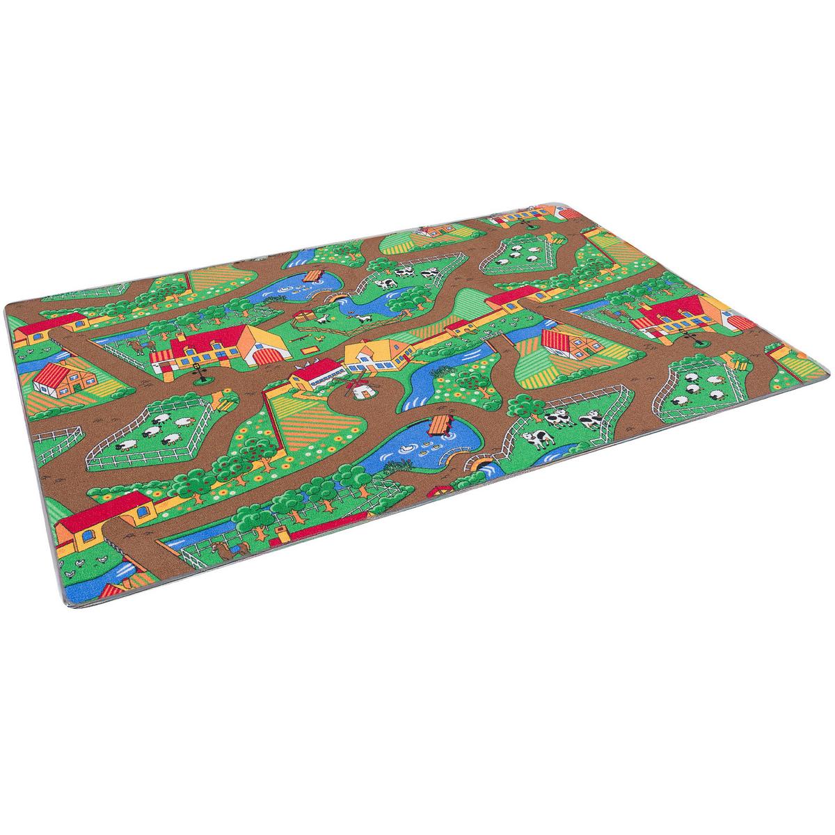 STRASSENTEPPICH BEIDSEITIG STRASSENLANDSCHAFTEN - Grün, Textil (140/200cm) - Snapstyle