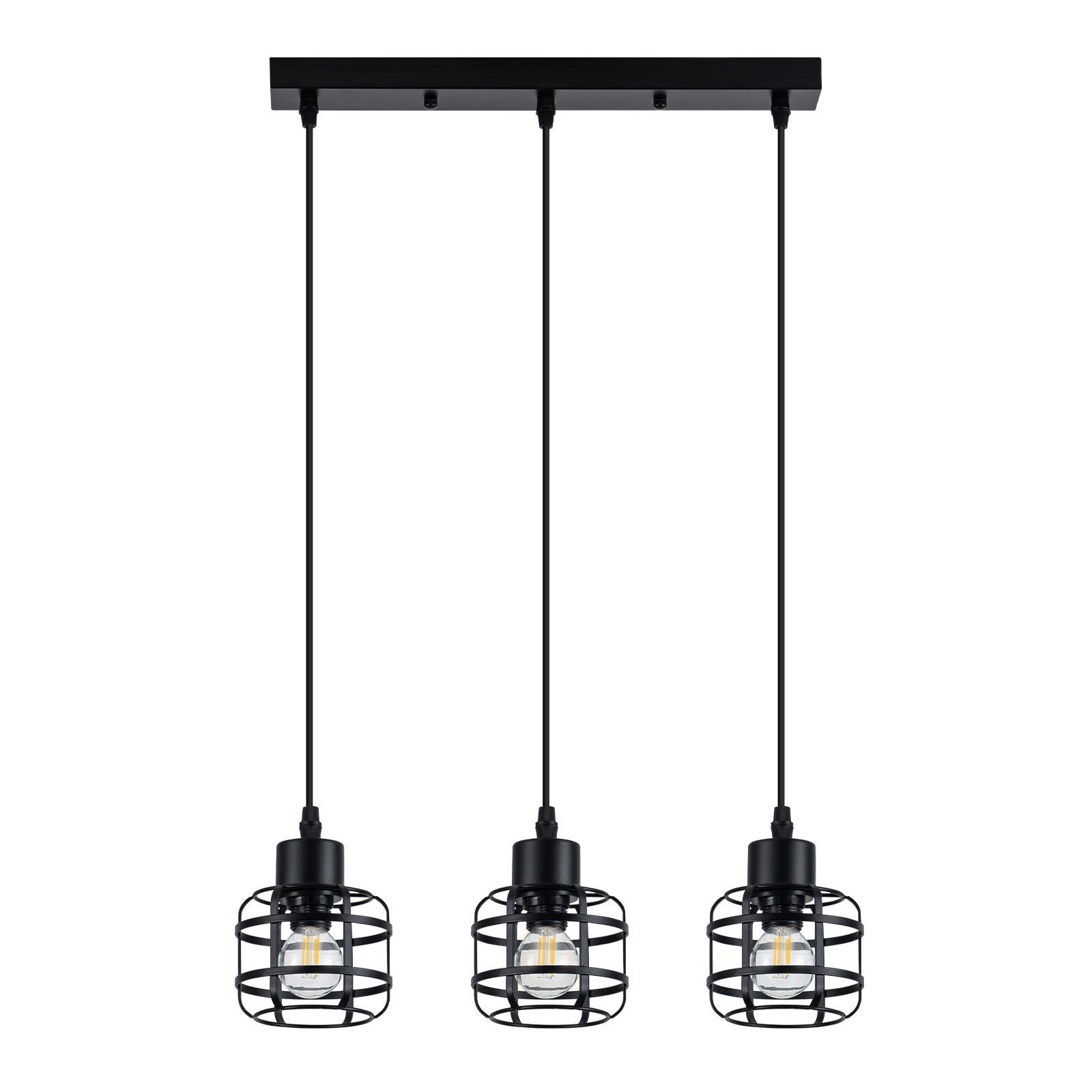 PENDELLEUCHTE Lillian 43/10/140 cm - Schwarz, Metall (43/10/140cm) - ZMH