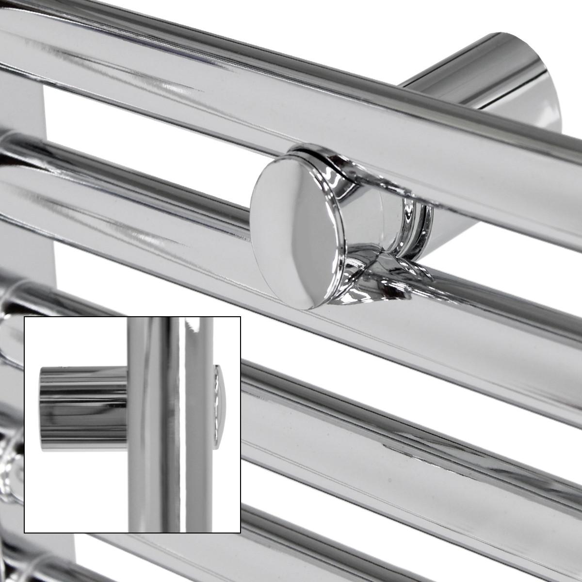 BADHEIZKÖRPER - Chromfarben, Metall (40/120/120cm) - LuxeBath
