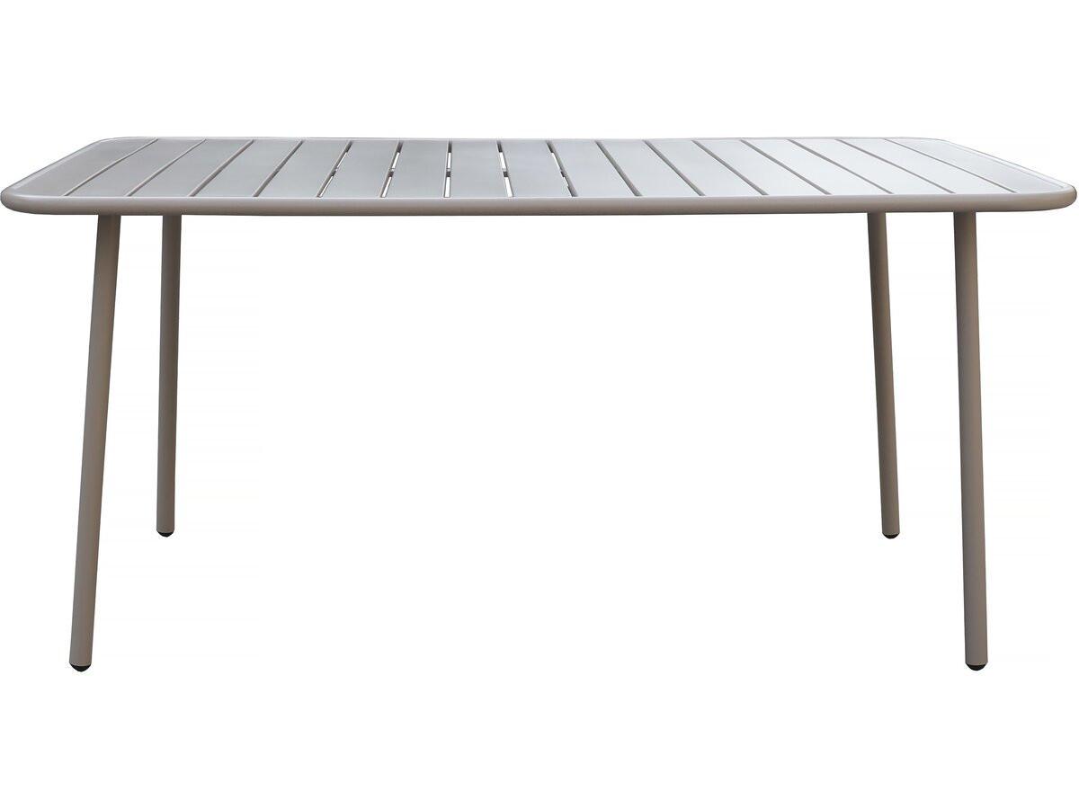 GARTENTISCH bilbao Taupe - Taupe, Metall (150/90/71cm) - Habitat Garten