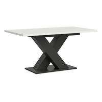 ESSTISCH weiß, grau 150 - 190 cm, Küchentisch ausziehbar - Weiß/Grau, Holz/Holzwerkstoff (150/90/76cm) - Inn.Furn