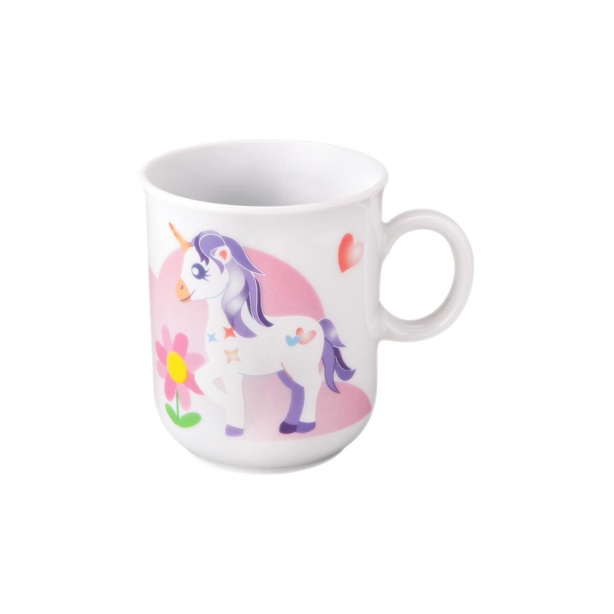 KINDERGESCHIRR SET Compact Mein kleines Einhorn bunt 3-tlg. - Multicolor, Keramik (21.4/20.5/21.4cm) - Seltmann Weiden