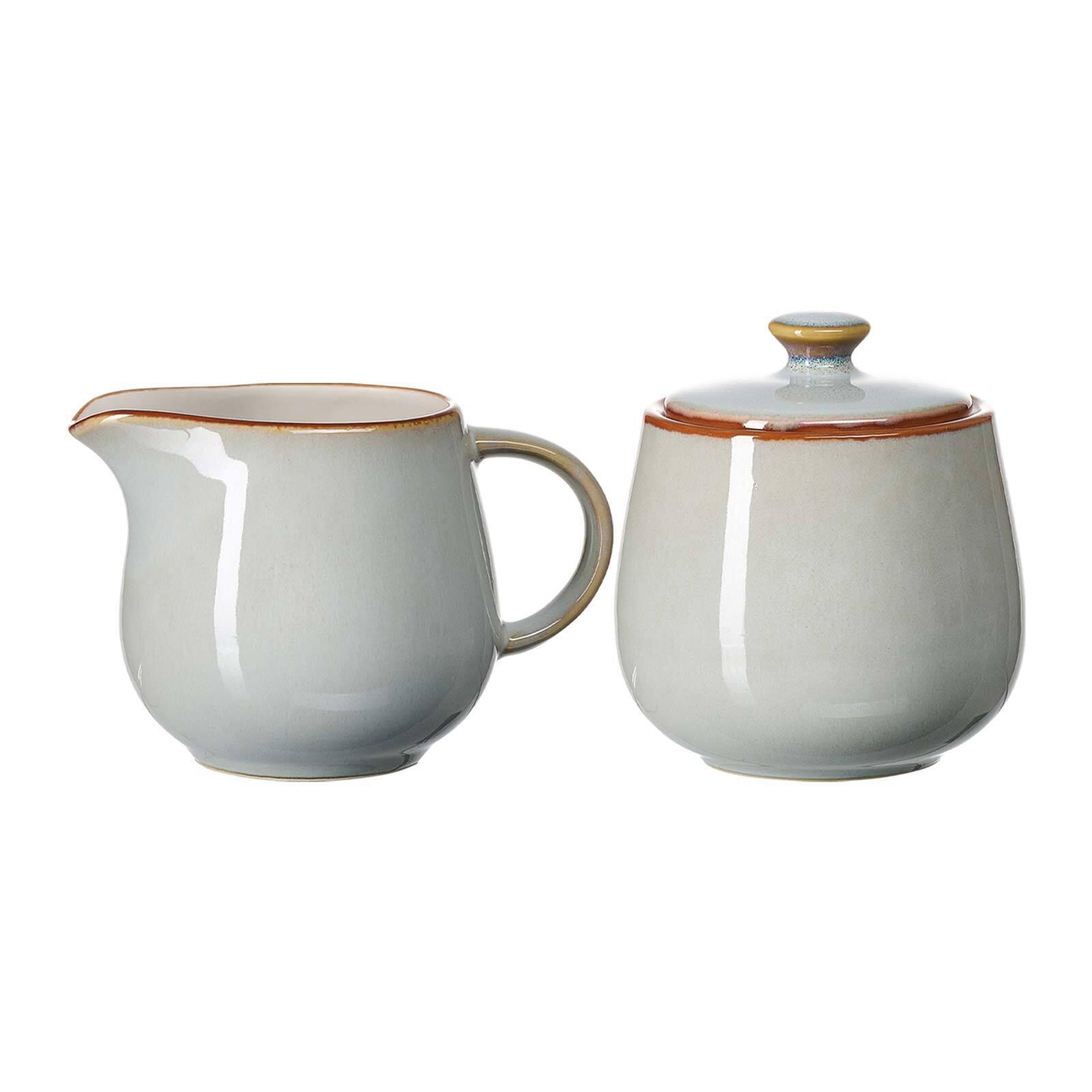 MILCH- & ZUCKER-SET Portofino blau-grau 2-tlg. - Blaugrau, Keramik (1/2cm) - Ritzenhoff Breker