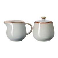 MILCH- & ZUCKER-SET Portofino blau-grau 2-tlg. - Blaugrau, Keramik (1/2cm) - Ritzenhoff Breker