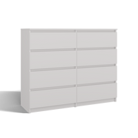 KOMMODE Weiß 120/97/40 - Weiß, Holzwerkstoff (120/97/40cm) - RAUMHIRSCH FURNITURE