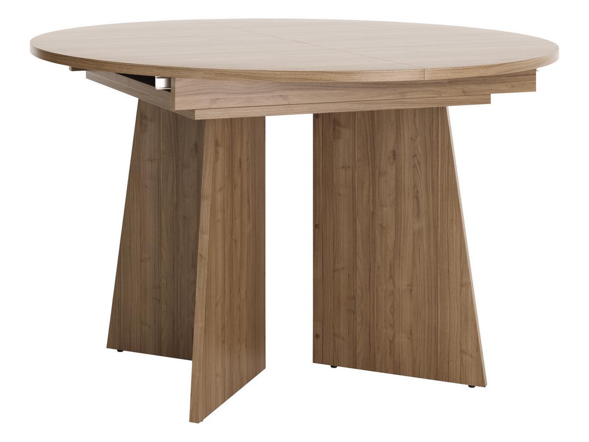ESSTISCH Aurena AU09 - Nussbaumfarben, Holzwerkstoff (120/120/77cm) - MIRJAN24