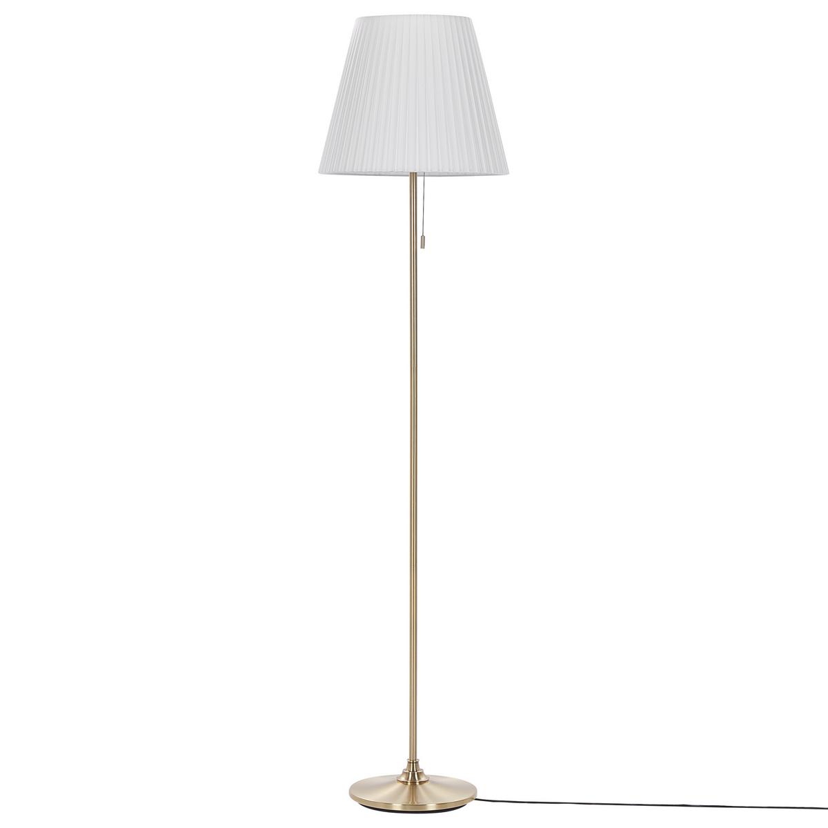 STEHLAMPE Torysa 35/35/148 cm - Messingfarben, Metall (35/35/148cm) - Beliani