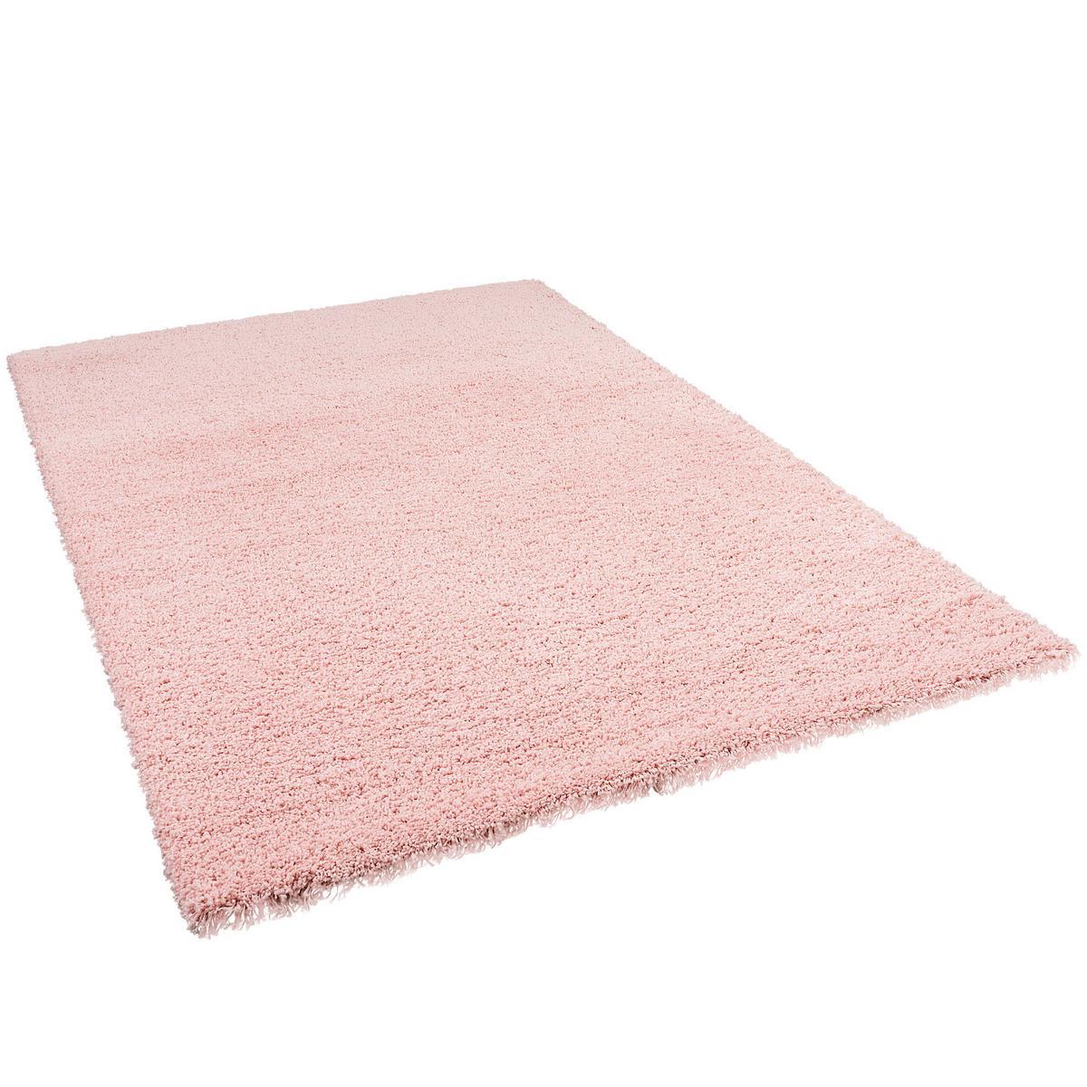 HOCHFLOR LANGFLOR SHAGGY TEPPICH LUXURY - Rosa, Textil (200/290cm) - Pergamon