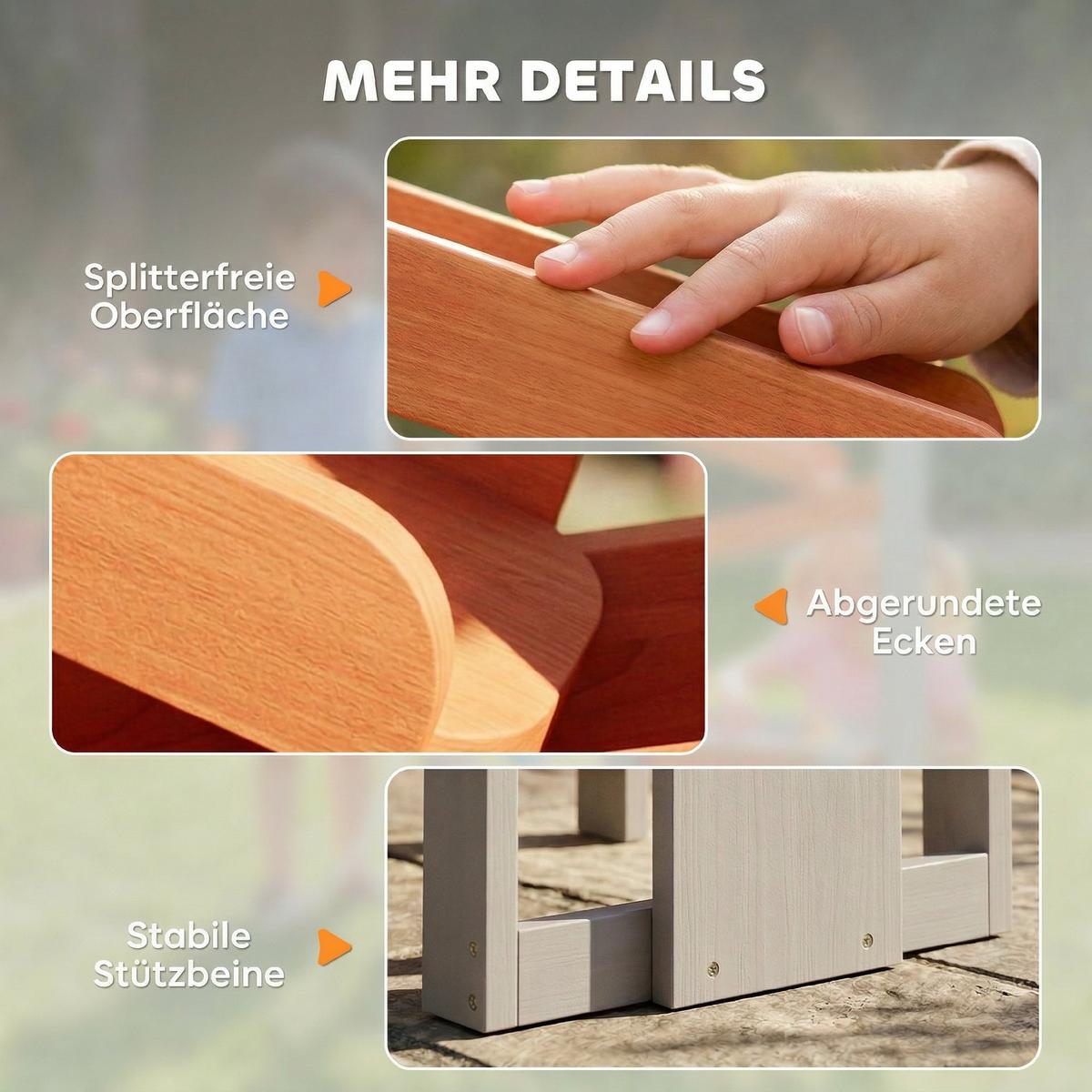 SAND-WASSERSPIELTISCH Tannenholz Kunststoff Grau - Grau, Holz (75/34.5/105cm) - AIYAPLAY