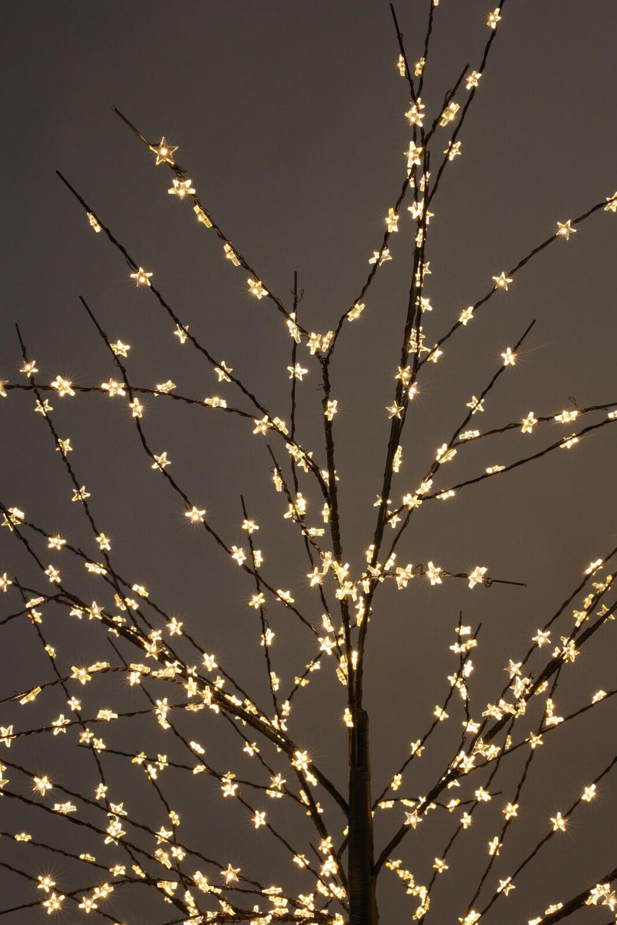 LICHTDEKORATION Weihnachtsbaum 150 cm - Schwarz, Metall (18/150cm) - Home Styling Collection