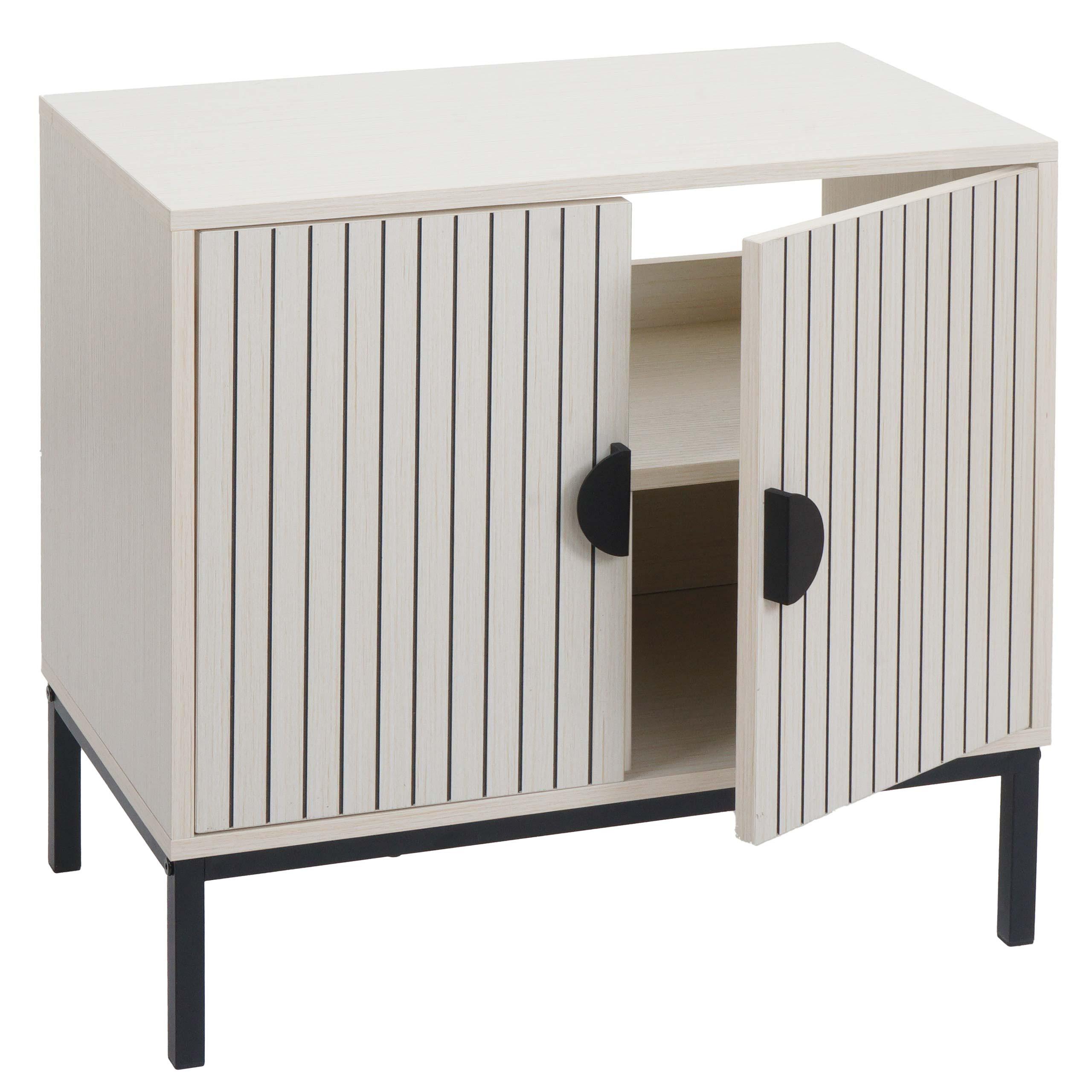 WASCHBECKENUNTERSCHRANK Beige - Beige, Metall (63/61/35cm) - MCW
