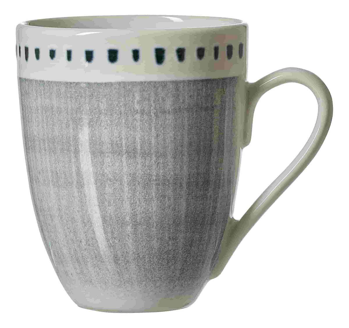 KAFFEEBECHER Natura Grau 320 ml 6er Set - Grau, Keramik (0.32L) - Ritzenhoff Breker