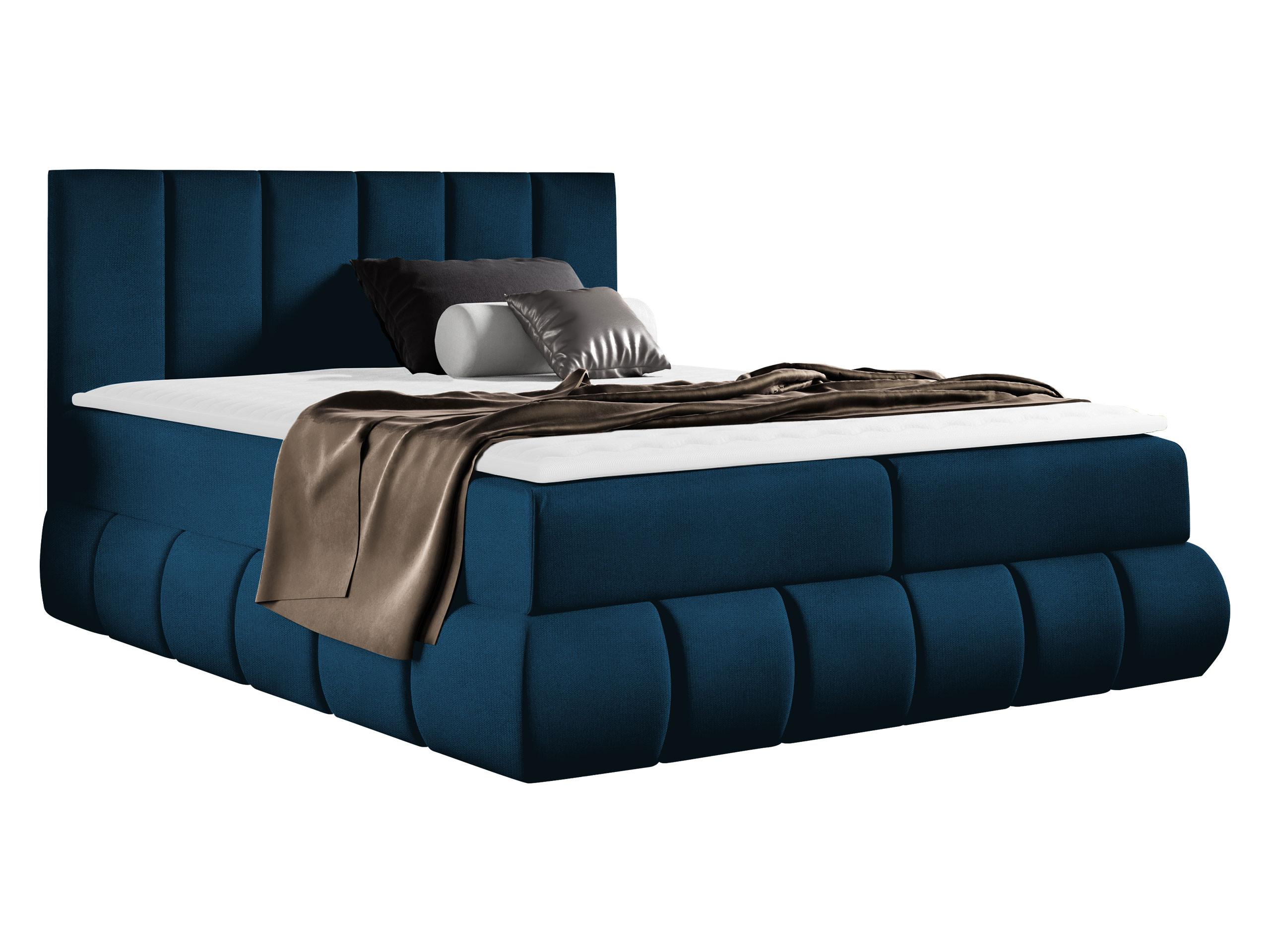 BOXBETT Venezia - H3 - Blau, Holz (160/200cm) - MIRJAN24