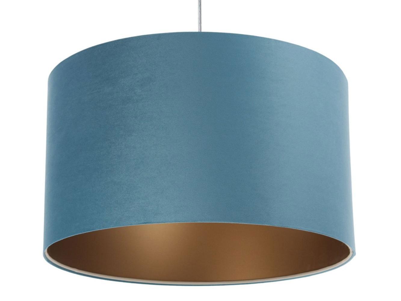 HÄNGELEUCHTE Blau 60/35 cm - Blau/Kupferfarben, Kunststoff (60/0.8/35cm) - ONZENO