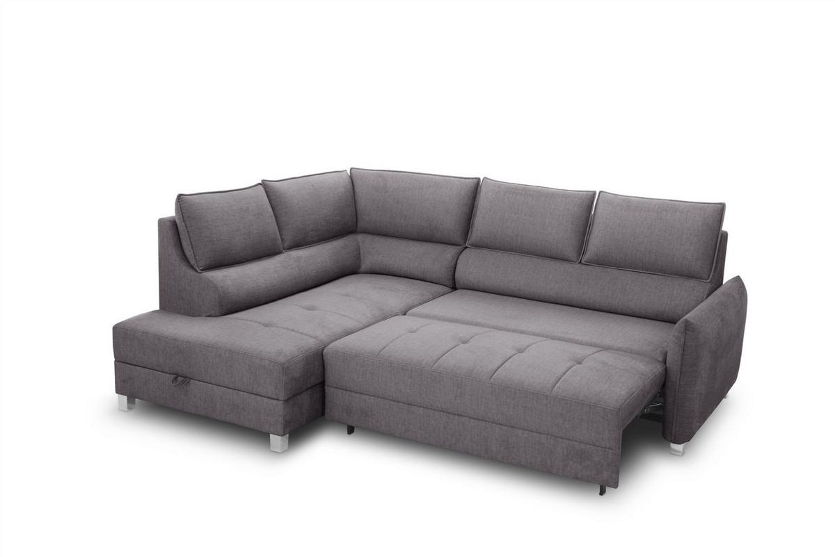 ECKSOFA Marno In Chill Me - Grau, Holzwerkstoff/Textil (200/260cm) - Fun Möbel