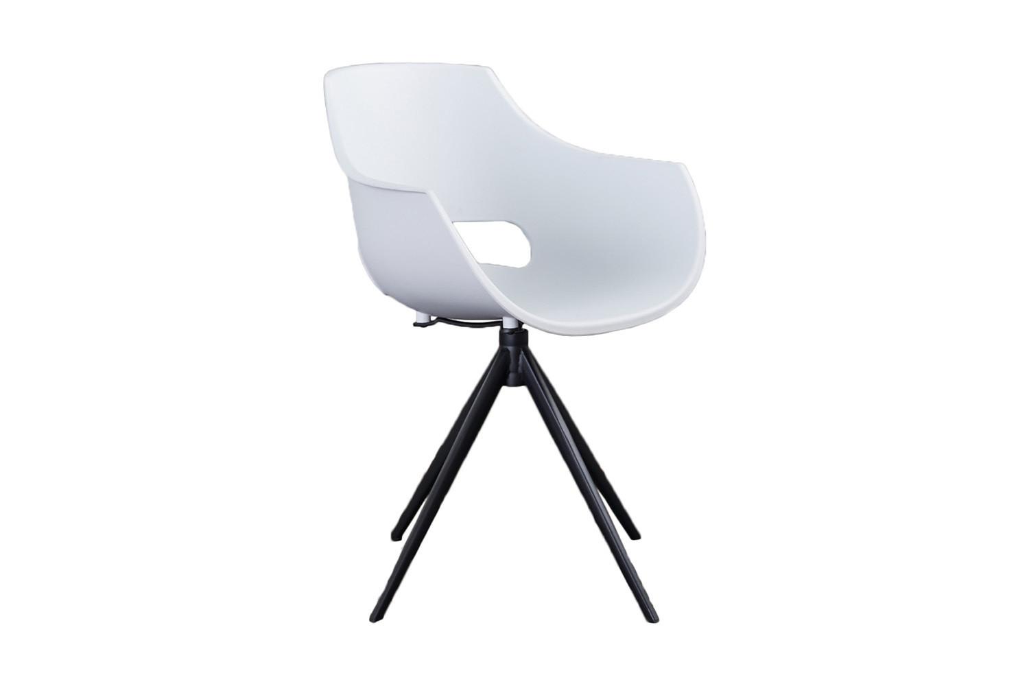 DREHSTUHL ZAJA Beige Kunststoff Drehbar (360°) (1er-Set) - Beige/Weiß, Kunststoff (57/85/59cm) - KAWOLA