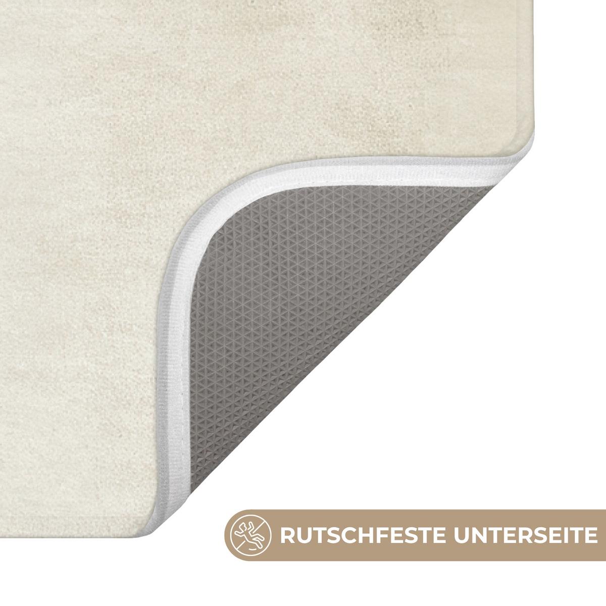 WC-VORLEGER Japandi - Vogel - Grün WC Teppich 50x80 cm - Olivgrün, Textil (50/1cm) - OnlyWow