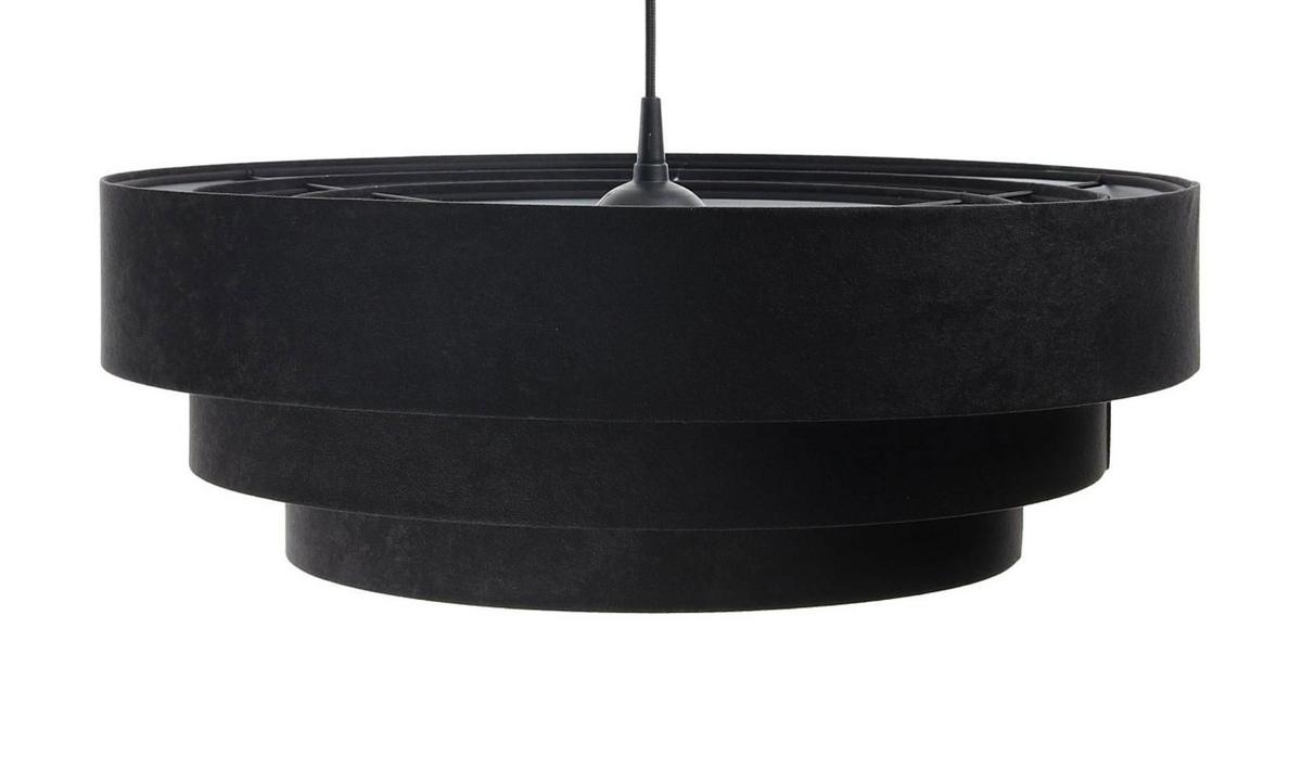 HÄNGELEUCHTE Schwarz 60/20 cm - Silberfarben, Kunststoff (60/1.5/20cm) - ONZENO