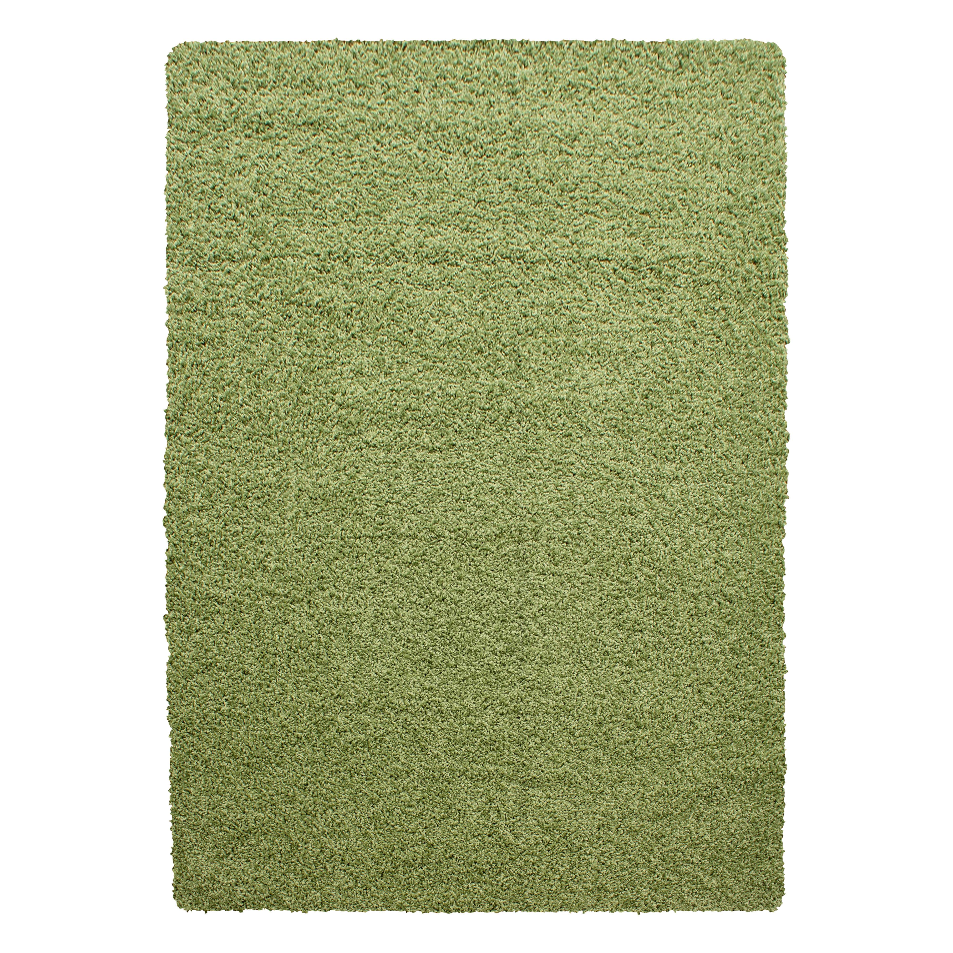 HOCHFLORTEPPICH RHEIN, einfarbig, aus Polypropylen, Grün, 300 x 400 cm - Grün, Textil (400/300cm) - KADIMA DESIGN